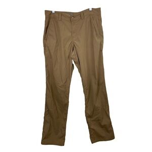 Toad & Co Womens Khaki Insect Shield Pants Size 32 Everyday Outside